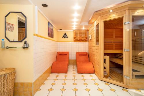 Ruang duduk di Ferienwohnung Zur Imme