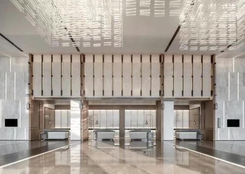 Hall ou réception de l'établissement Wuhan Marriott Hotel Hankou