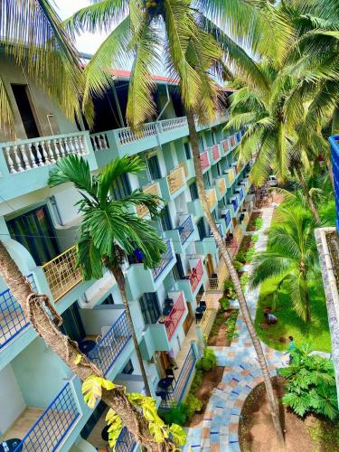 Jardín al aire libre en Indie Stays Goa