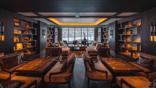 Posezení v ubytování Yu Kiroro, Ski-in Ski-out Luxury Residences