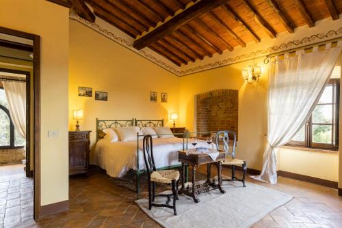 Postel nebo postele na pokoji v ubytování Agriturismo Pometti - Villa Boscarello