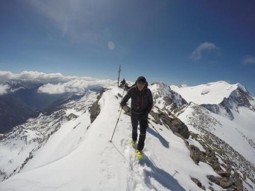 a person on skis on a snow covered mountain at Gasthof Pension Perauer in Lieserhofen