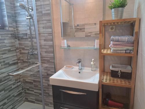 Koupelna v ubytování Apartman dida Jakov
