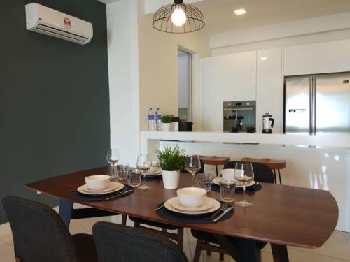 Χώρος καθιστικού στο Jazz Suites Apartment Penang By Jazz Service Suite