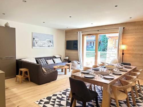 Les Gets - Appartement prestige avec grande terrasse, proche centre et pistes - FR-1-623-342