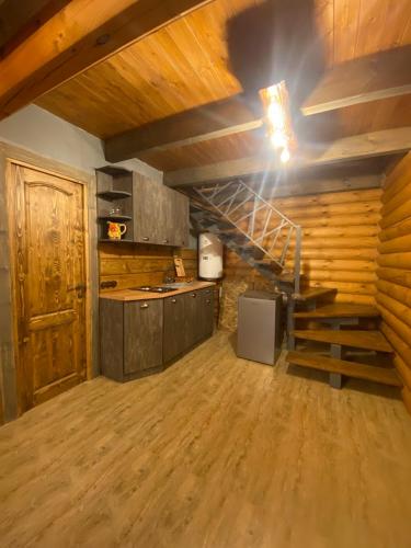 Kuchyň nebo kuchyňský kout v ubytování Arte Jermuk Cottages