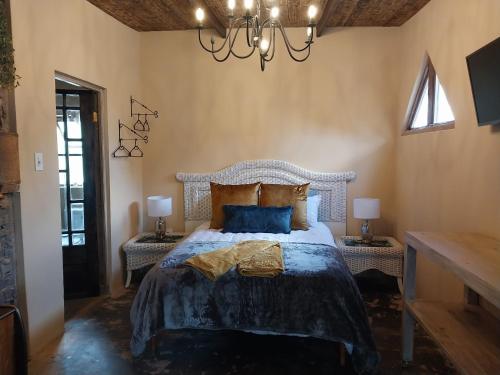 Ένα ή περισσότερα κρεβάτια σε δωμάτιο στο Acorn Cottage