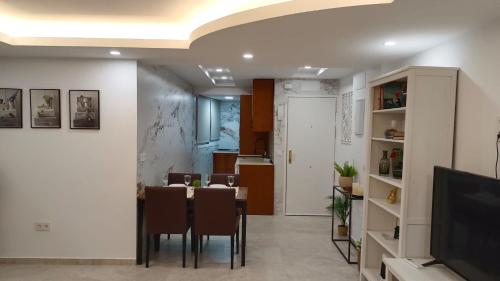 TV a/nebo společenská místnost v ubytování Piso Málaga cerca playa