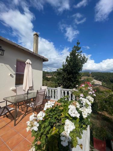 Μπαλκόνι ή βεράντα στο Casa con finca en Pol, Monforte de Lemos
