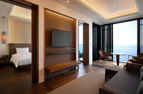 Ananti at Busan Coveにあるテレビまたはエンターテインメントセンター