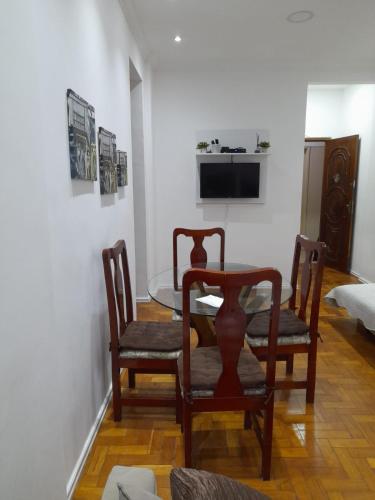 TV a/nebo společenská místnost v ubytování Otimo Sala e quarto Copa