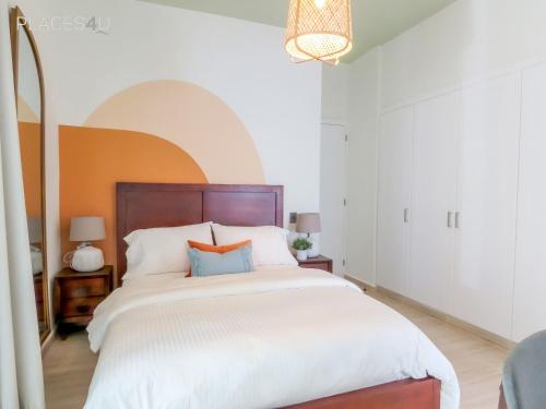 Postel nebo postele na pokoji v ubytování Hermoso apartamento 1 hab a pasos de la playa