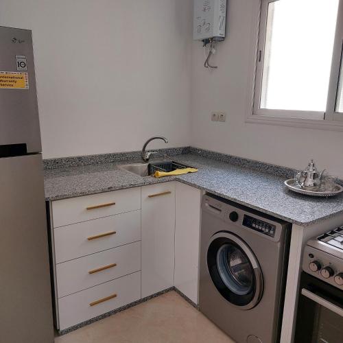 Dapur atau dapur kecil di Essaouira Cool apartments