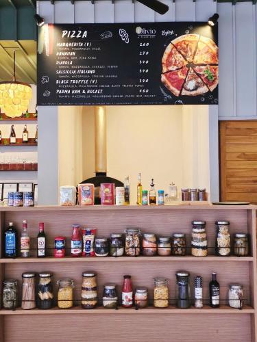 Mad på resortet eller i nærheden