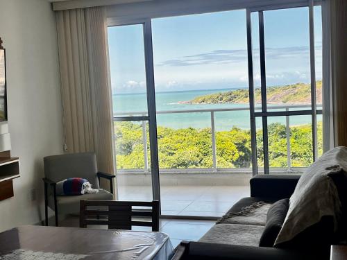 Apto com vista para Mar com Wi-Fi ar split próximo de duas Praias do Morro e a Praia da Cerca