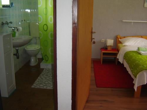 Kúpeľňa v ubytovaní Rooms Danica