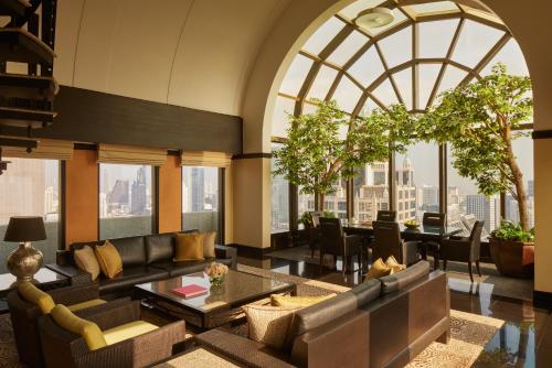 Zona de estar de Banyan Tree Bangkok