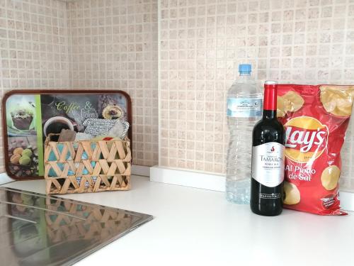 Nápoje v ubytování Casa en Cotillo Lagos with Wifi & Netflix