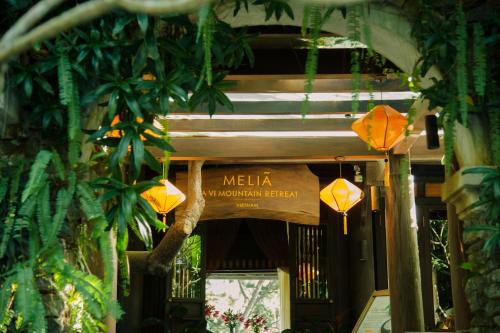 a sign that says melia malibu malibuconservancy street at Melia Ba Vi Mountain Retreat in Hanoi