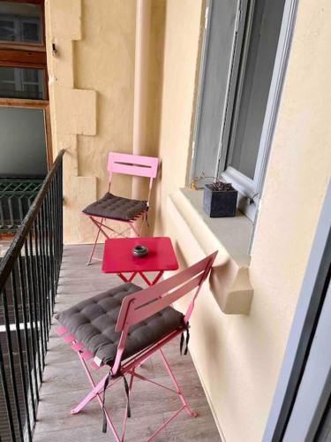 Balkón nebo terasa v ubytování Gîte de charme Monpazier Dordogne Périgord