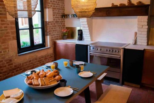Η κουζίνα ή μικρή κουζίνα στο Vakantiehuis Douce Douze
