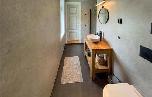 Bilik mandi di Gorgeous Home In Koppang With Sauna