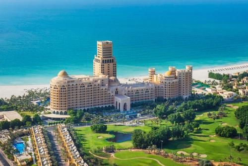 an aerial view of a resort on the beach at Waldorf Astoria Ras Al Khaimah in Ras al Khaimah