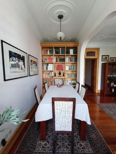 a dining room with a table and chairs at Apartment in Centre of Lisbon in Lisbon