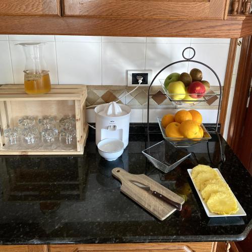 Mad på landstedet eller i nærheden