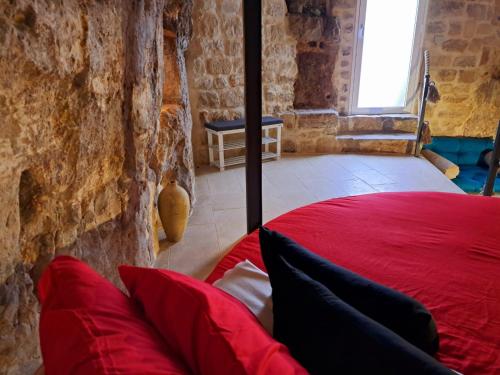 Postel nebo postele na pokoji v ubytování Ai cento scalini