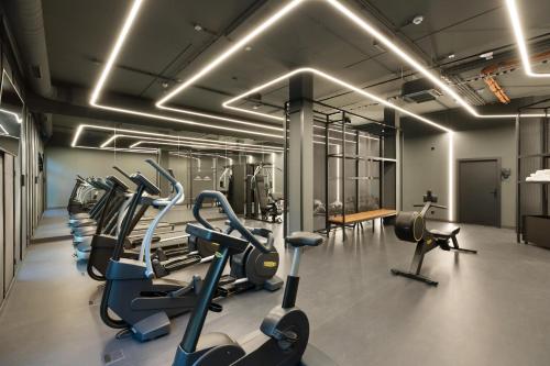 Fitnes oz. oprema za telovadbo v nastanitvi Austria Trend Hotel Bosei Wien
