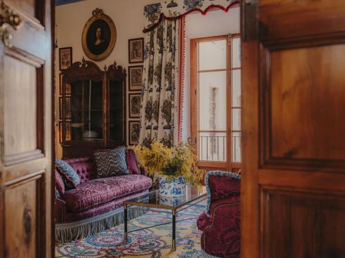 Χώρος καθιστικού στο Grand Hotel Son Net
