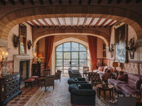 Χώρος καθιστικού στο Grand Hotel Son Net