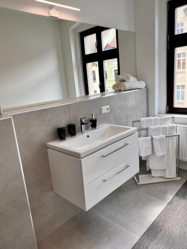 Koupelna v ubytování Apartment Kander 140 m2 mit Massagesessel