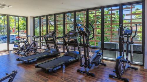 Fitness centrum a/nebo fitness zařízení v ubytování Relife Windy by Nataly