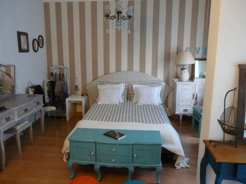 Ένα ή περισσότερα κρεβάτια σε δωμάτιο στο Quinta Nova Guest Room