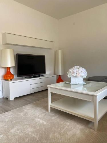 TV a/nebo společenská místnost v ubytování Apartment Angelina