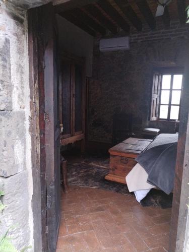 Cama o camas de una habitación en Hacienda Las Amantes