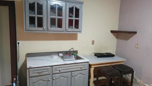 Kuchyň nebo kuchyňský kout v ubytování Casa Flores