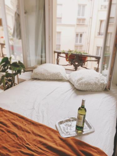 Green cozy studio au cœur de Paris