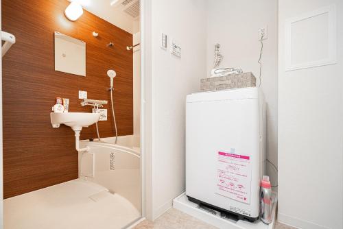Phòng tắm tại ZAITO Kikukawa SRS Apartment 新築マンション