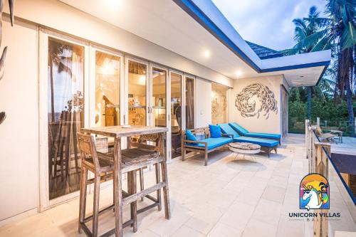 Χώρος καθιστικού στο Villa Black Pearl - by Unicorn Villas Bali
