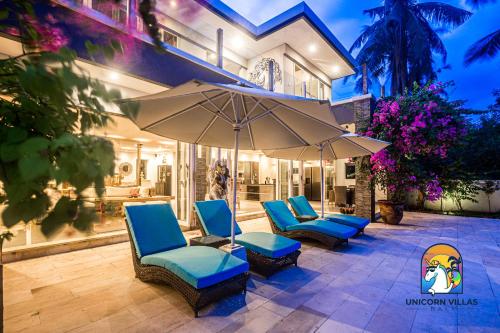 Κήπος έξω από το Villa Black Pearl - by Unicorn Villas Bali