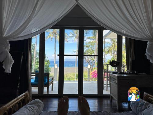 Χώρος καθιστικού στο Villa Black Pearl - by Unicorn Villas Bali