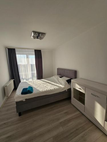 Postel nebo postele na pokoji v ubytování ЖК Яровиця 9