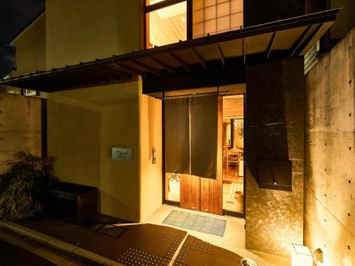 a view of a building with the door open at 枳殻の杜 Kikoku no mori in Kyoto