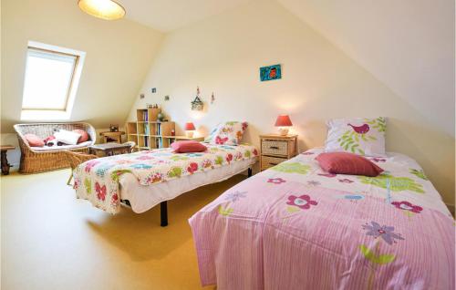 Krevet ili kreveti u jedinici u okviru objekta Beautiful Home In Crances With Wifi