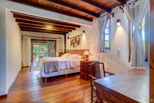 Postel nebo postele na pokoji v ubytování Casa 'Olu'Olu Itacaré