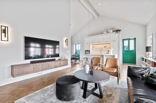 Posezení v ubytování Luxury Apartment - Downtown Selfoss