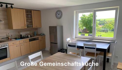 Una cocina o zona de cocina en Ferienhaus Liebchen free Netflix